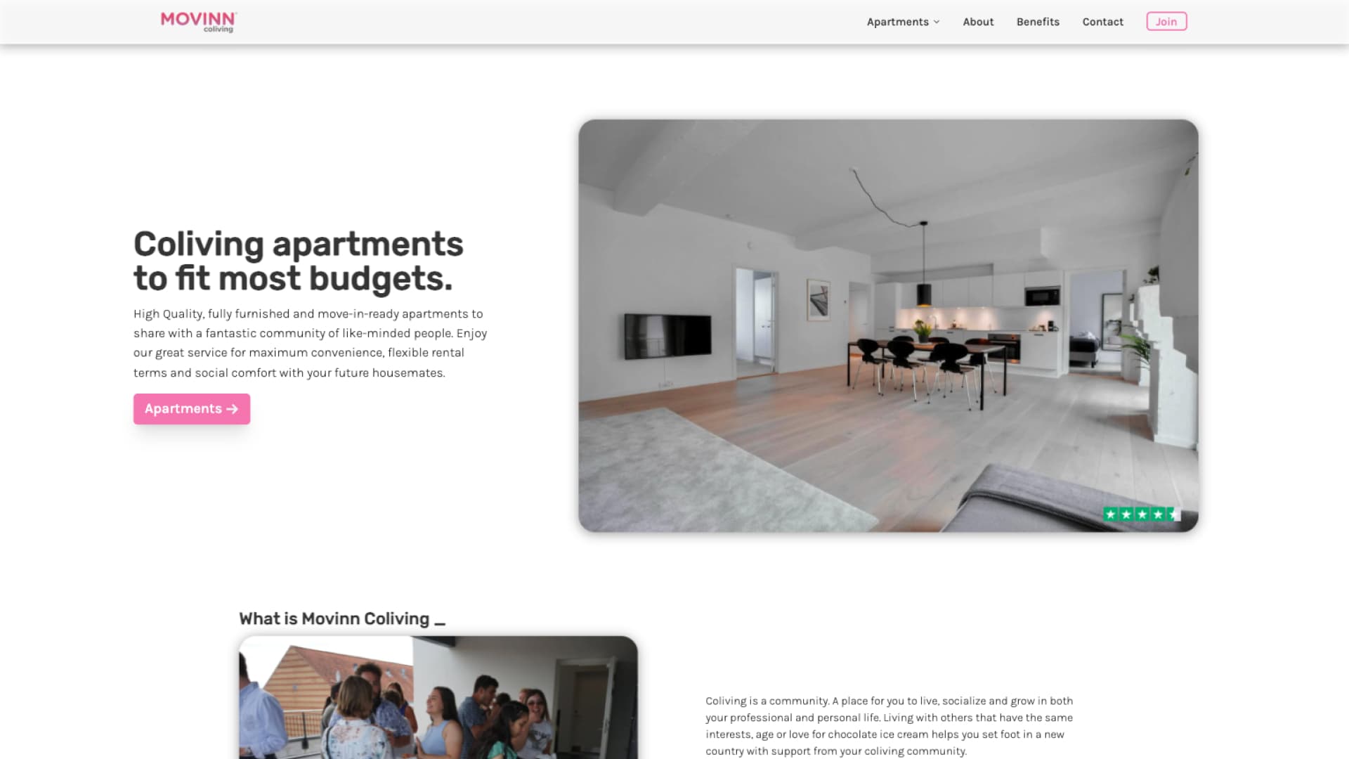 Movinn Coliving — Coliving apartments